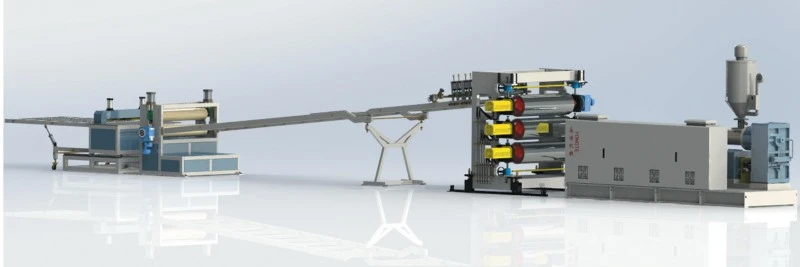 Linha de coextrusão de placa ABS de 1500 mm