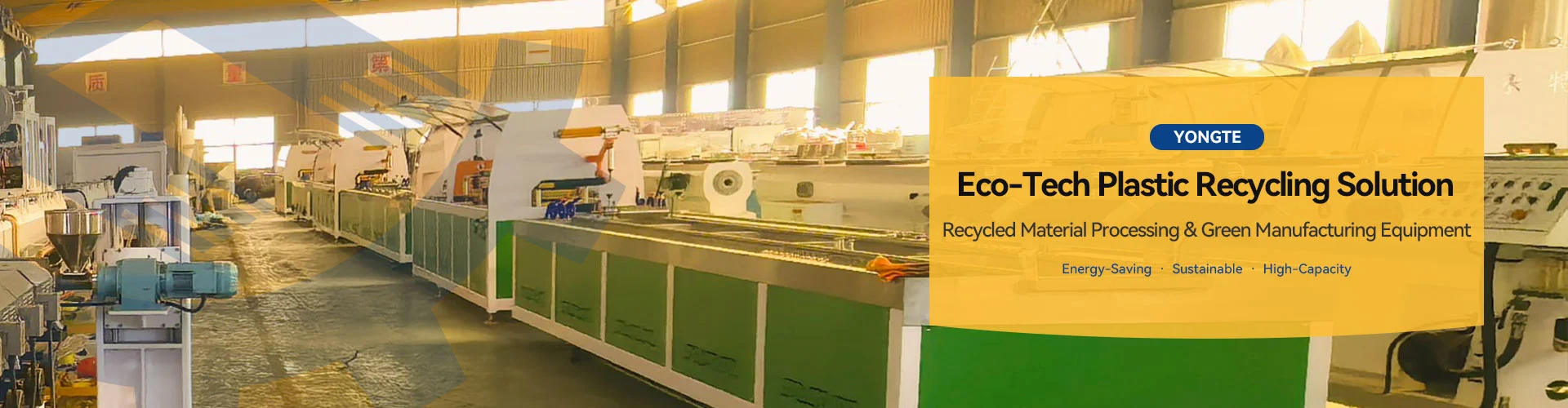 Máquina de reciclagem de plástico
