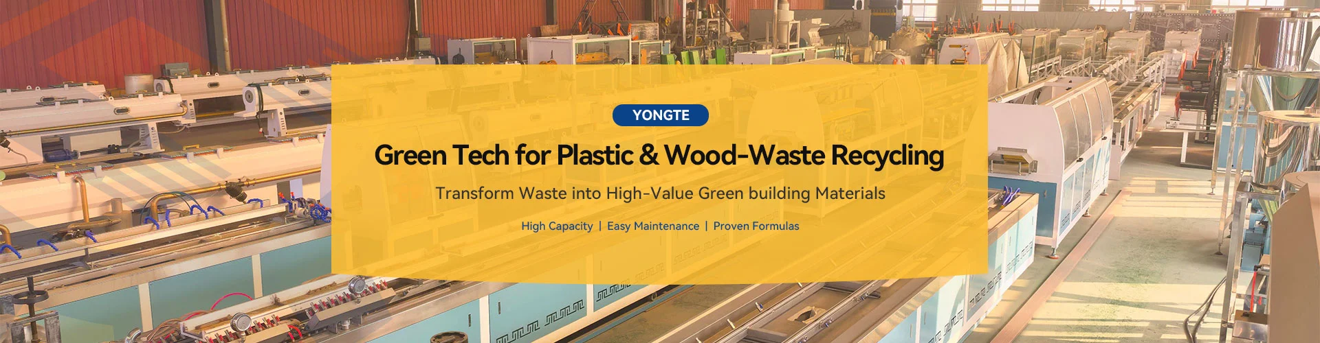 Máquina de perfil WPC