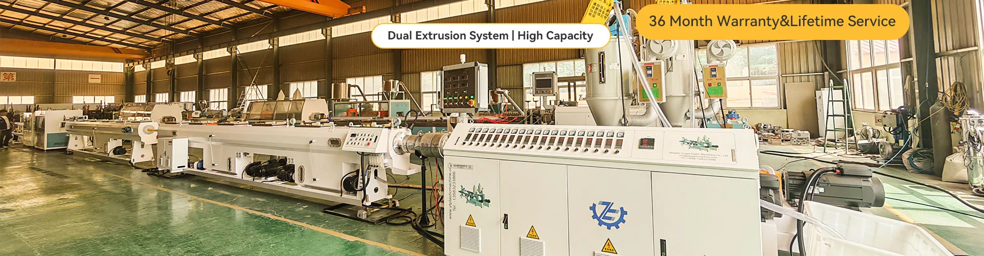 Linha de produção de tubos PPR