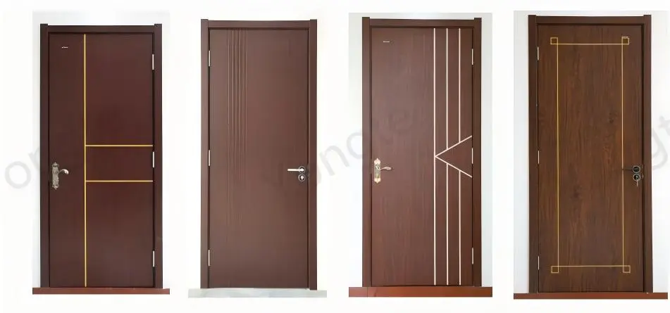 Que tratamento de superfície pode ser aplicado à porta WPC?