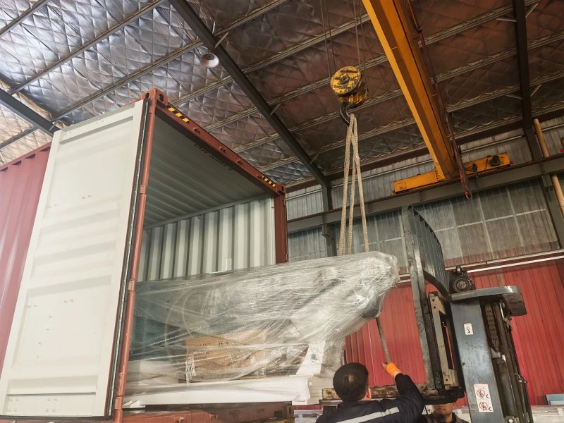 Linha de produção de tubos PPR enviada para a Argélia