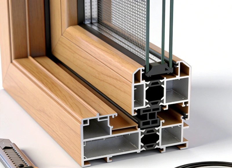 Máquina extrusora de perfil de janela e porta ABS