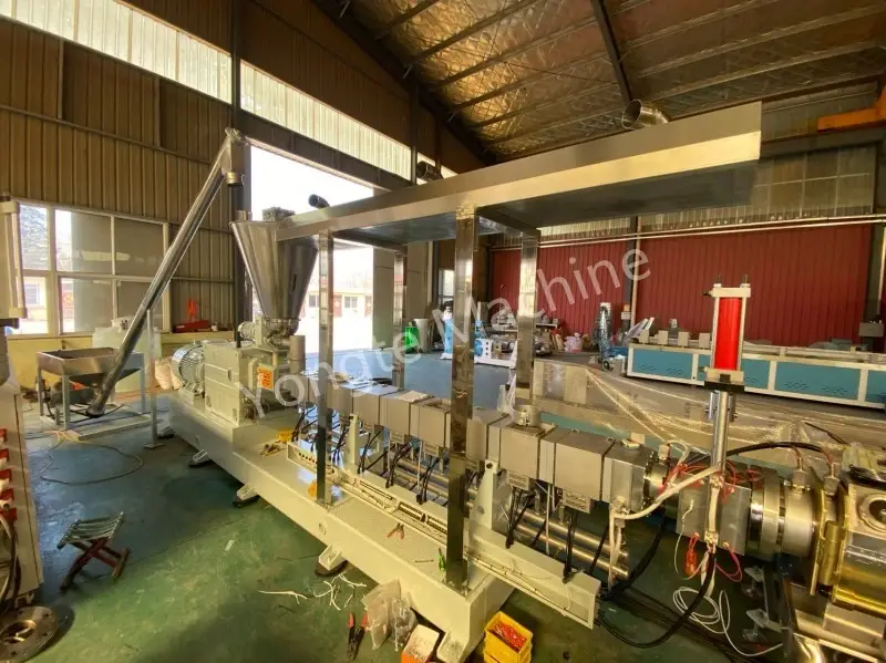 Máquina de pelotização de plástico da China para fazer masterbatch