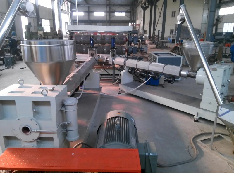 Extruders of ABS plate co-extrusion line