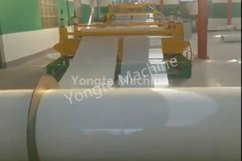 Máquina extrusora de chapa fina PE instalada na China
