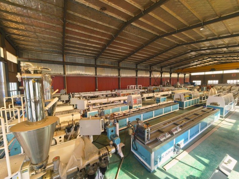 Máquina WPC de madeira e plástico